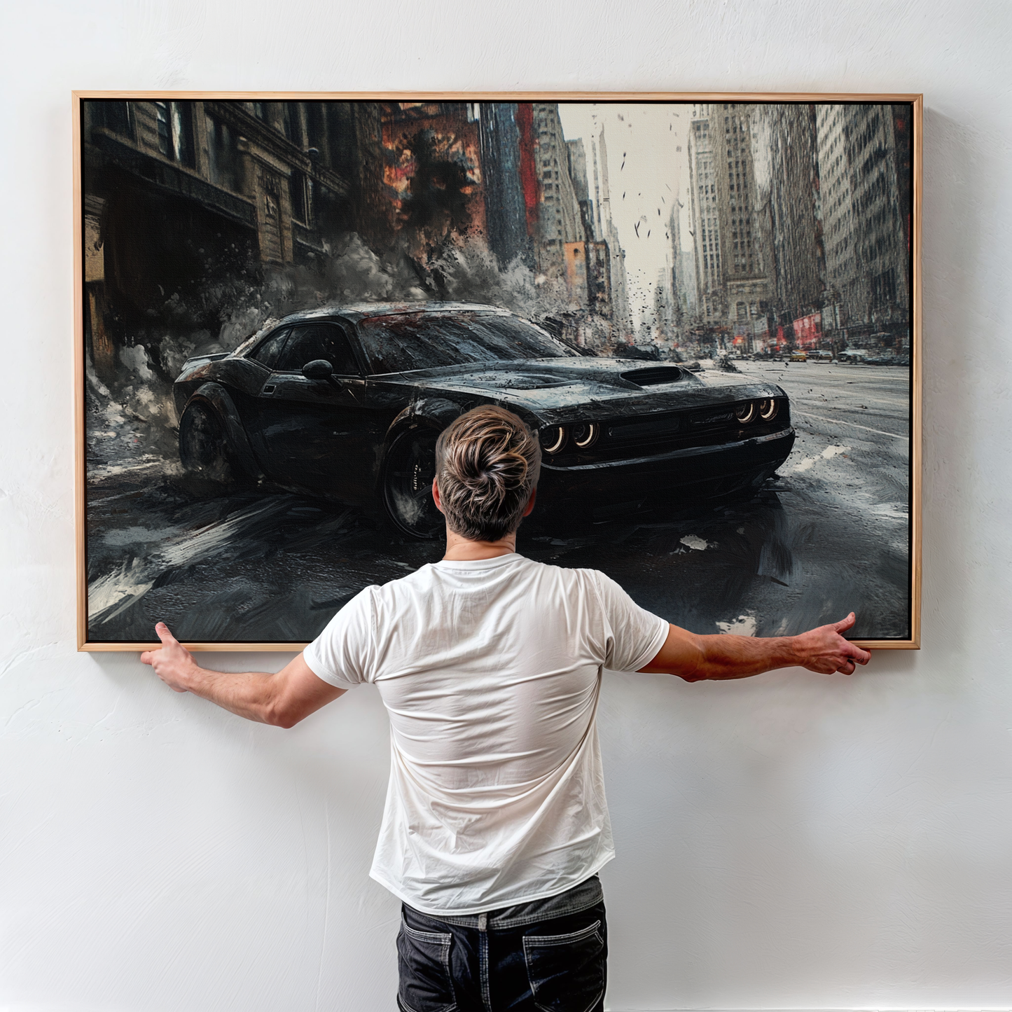 DODGE CHALLENGER CANVAS ART