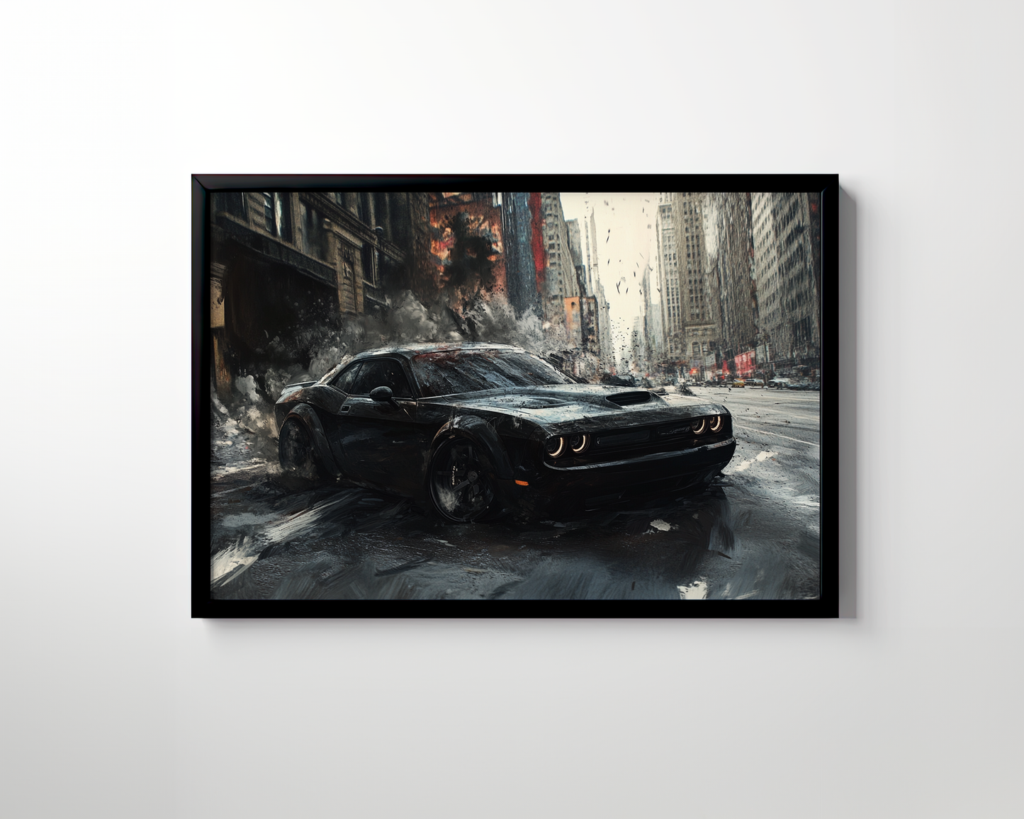 DODGE CHALLENGER CANVAS ART