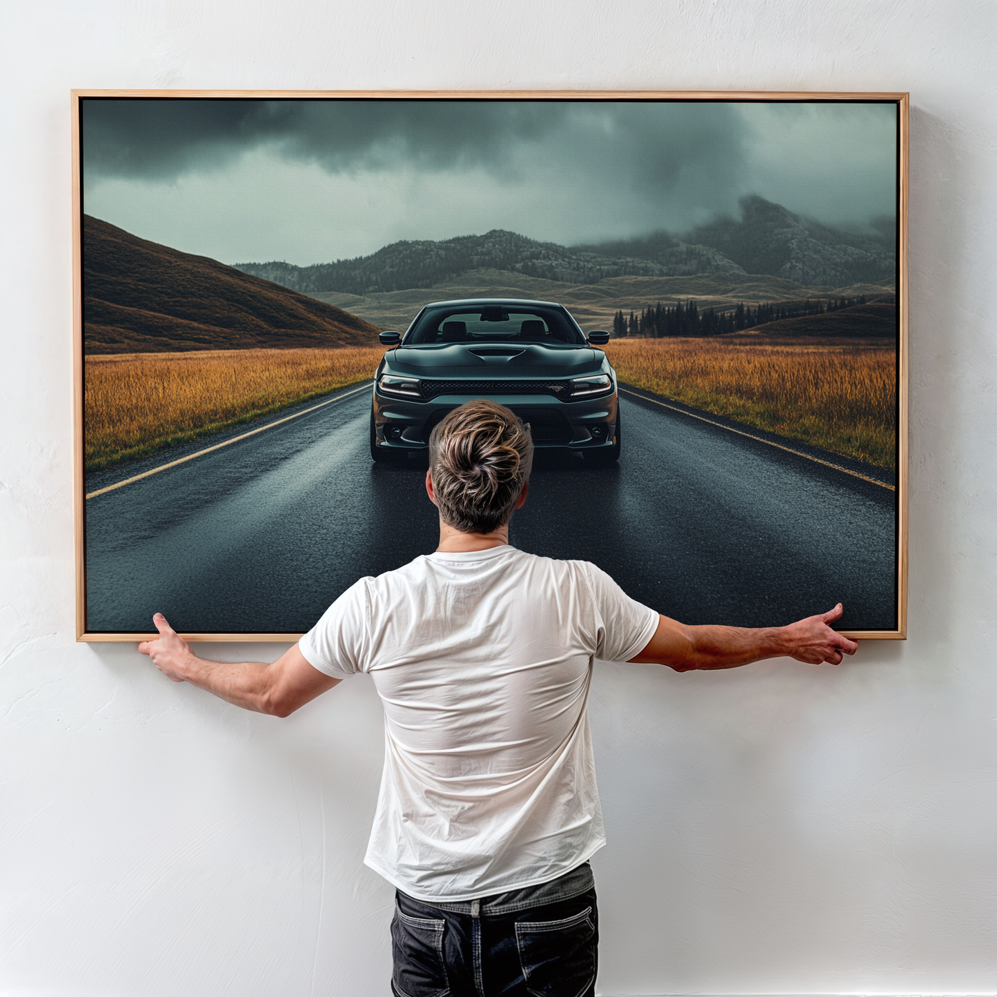 DODGE CHALLENGER CANVAS ART