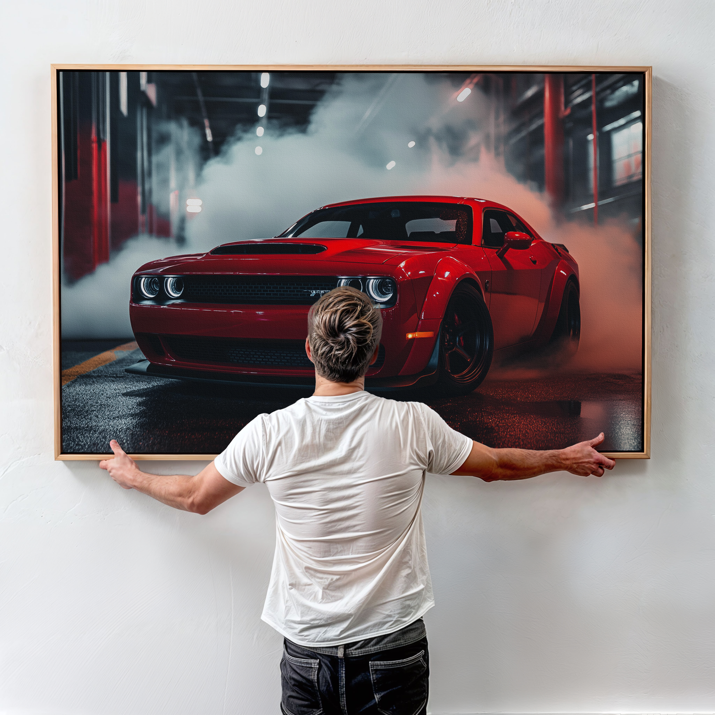 DODGE CHALLENGER CANVAS ART