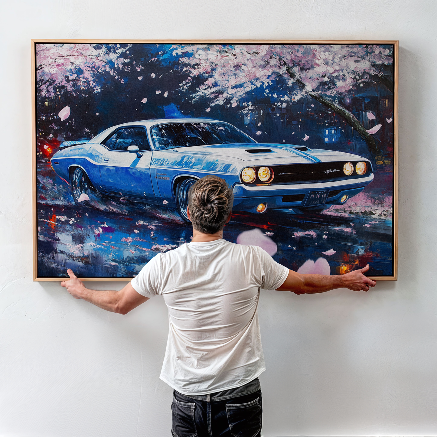 DODGE CHALLENGER CANVAS ART