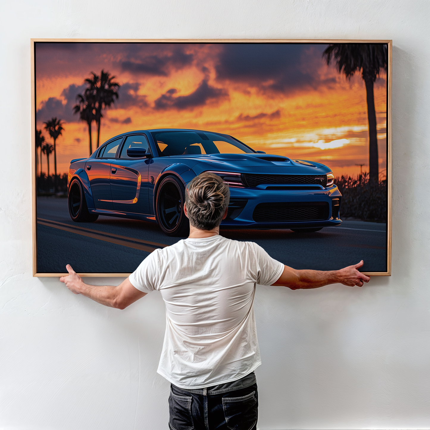 DODGE CHARGER CANVAS ART