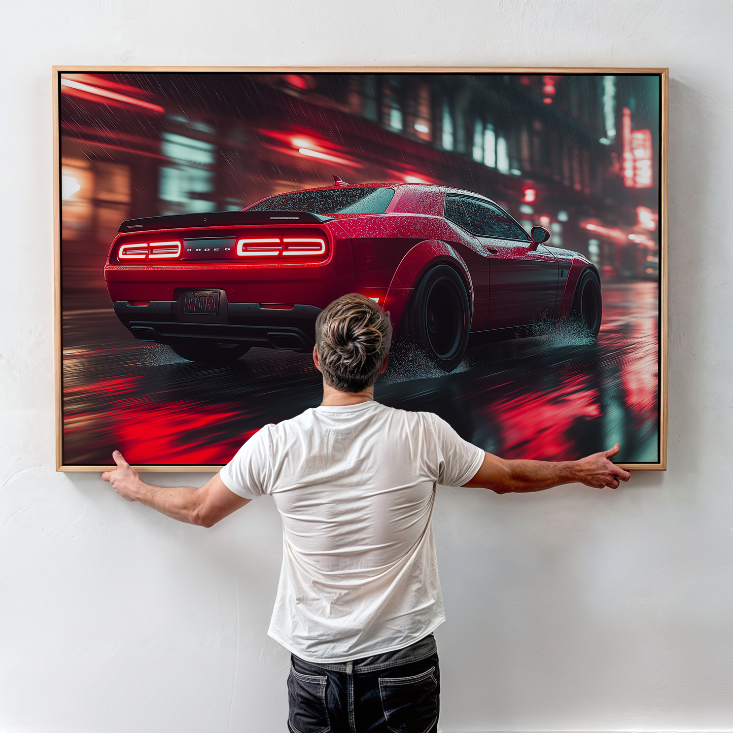 DODGE CHALLENGER CANVAS ART