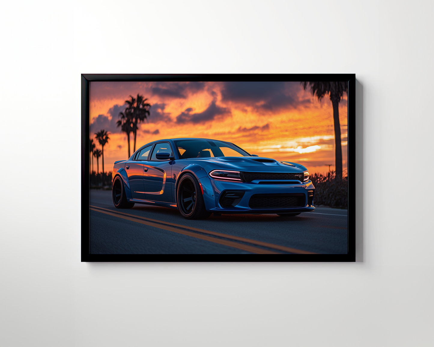 DODGE CHARGER CANVAS ART