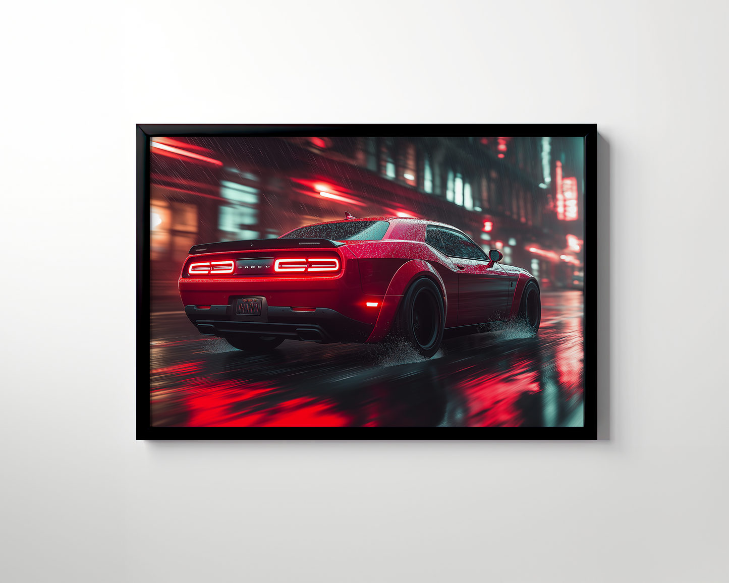 DODGE CHALLENGER CANVAS ART