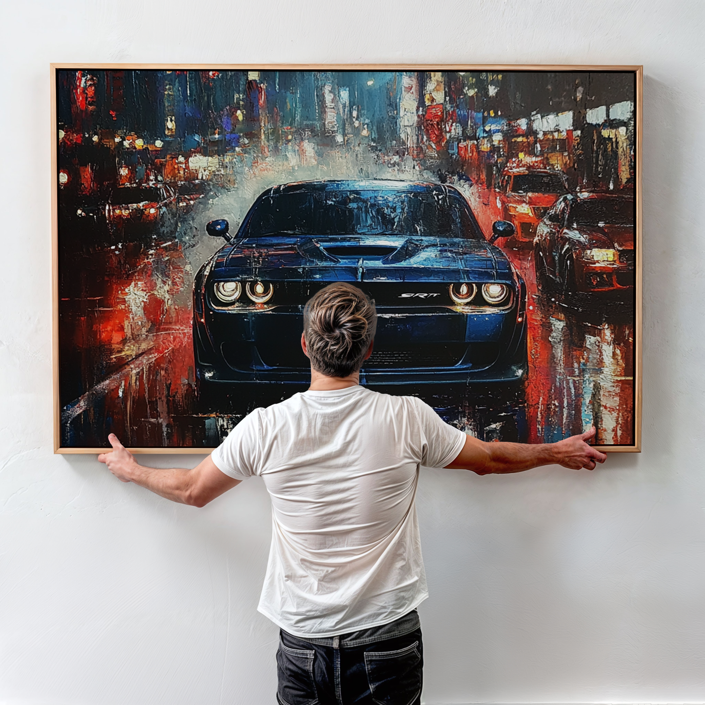 DODGE CHALLENGER CANVAS ART