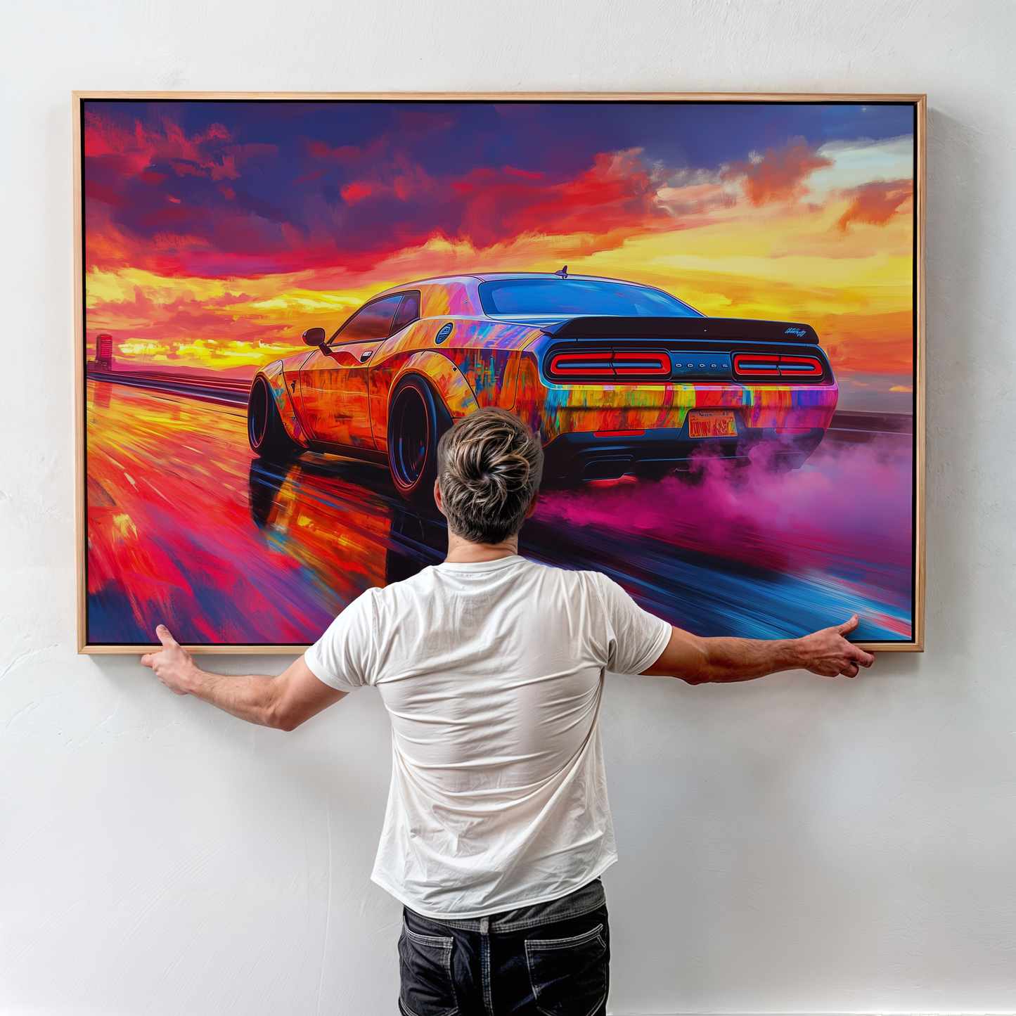 DODGE CHALLENGER CANVAS ART