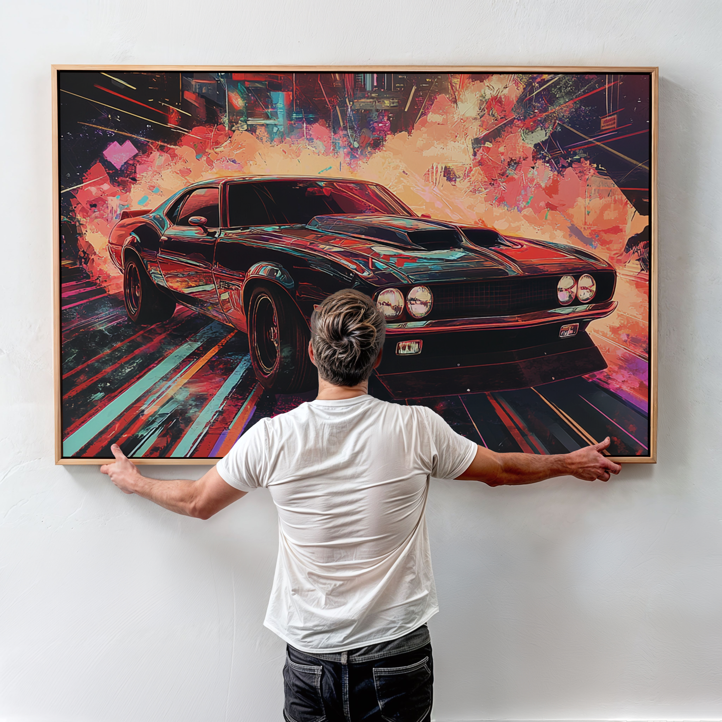 CAMARO CAR CANVAS ART