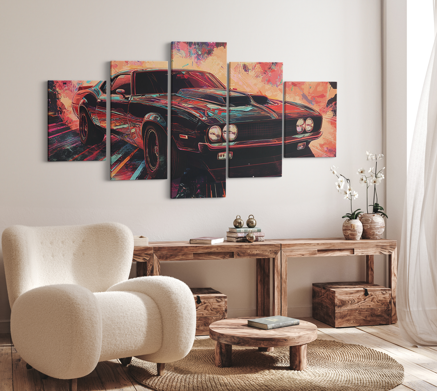 CAMARO CAR CANVAS ART