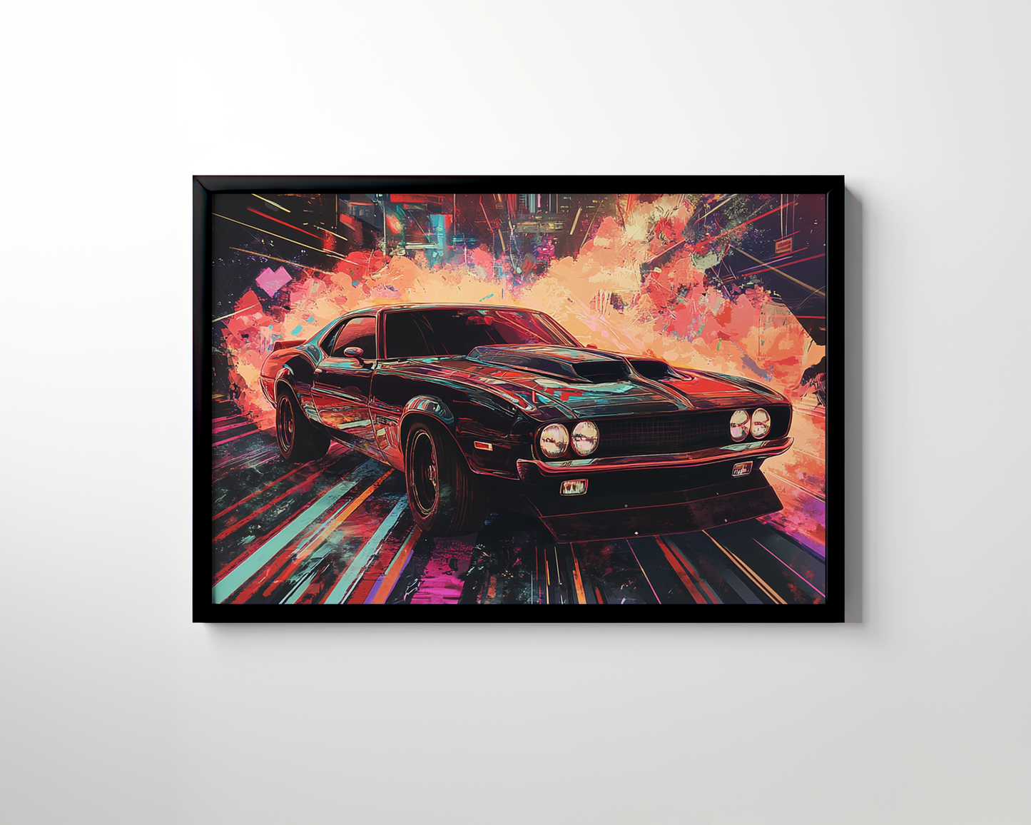 CAMARO CAR CANVAS ART