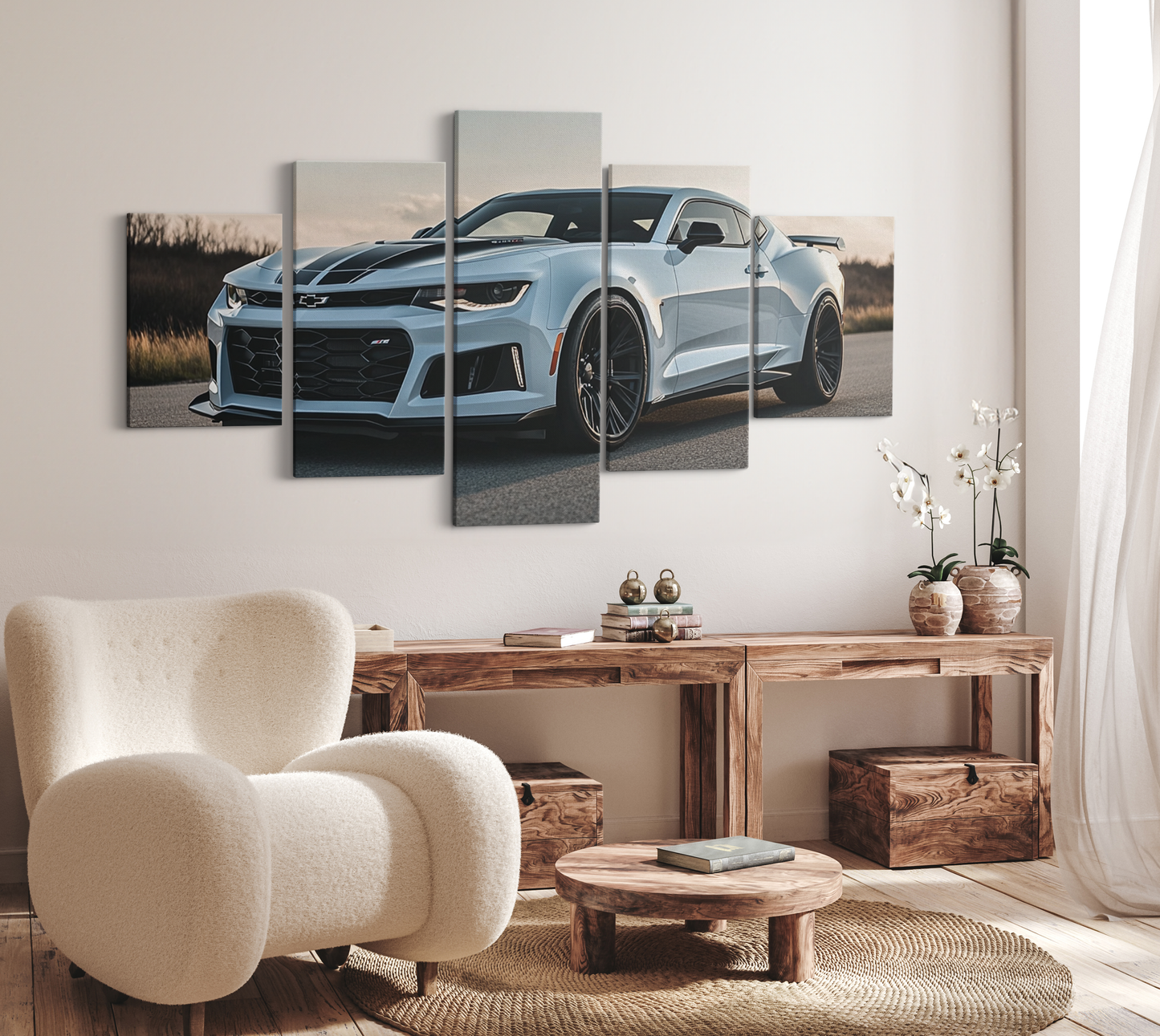 CAMARO CAR CANVAS ART