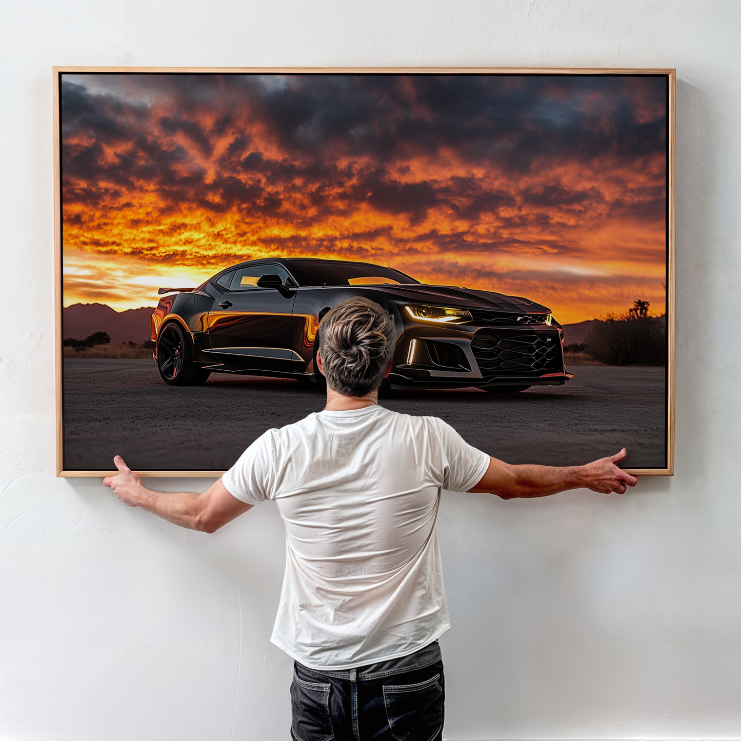 CAMARO CAR CANVAS ART