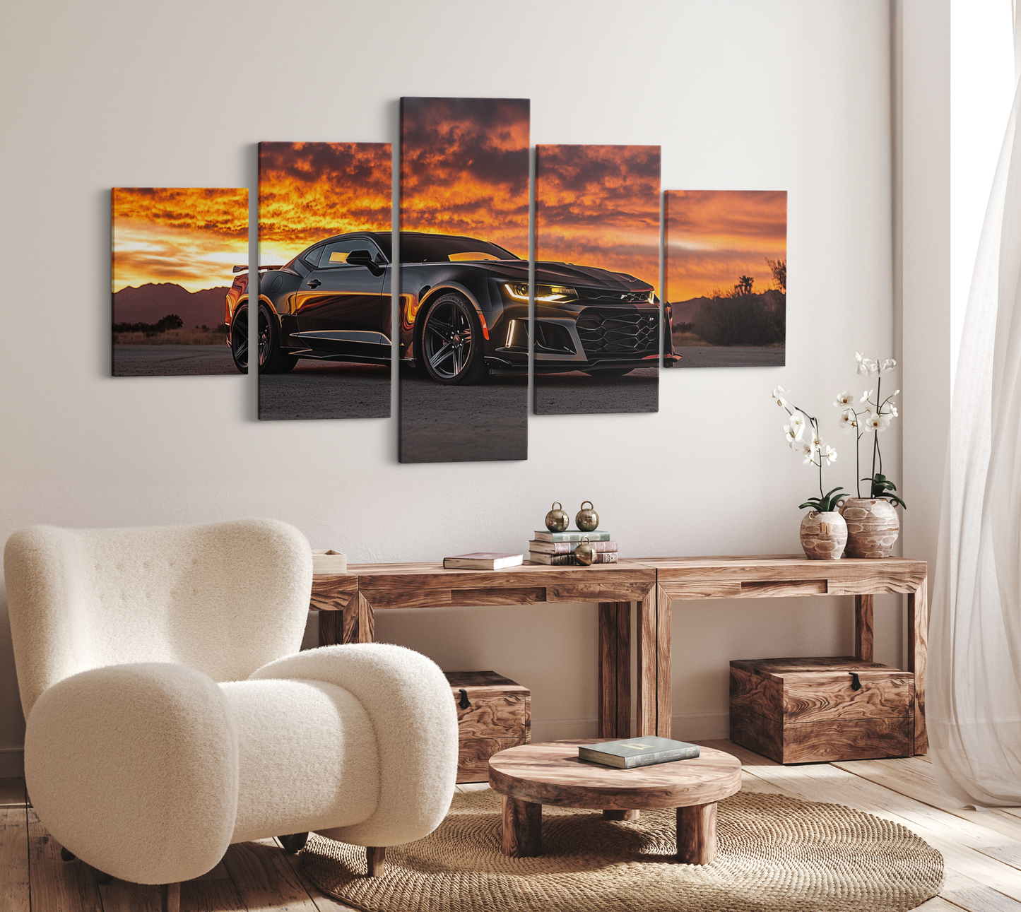 CAMARO CAR CANVAS ART