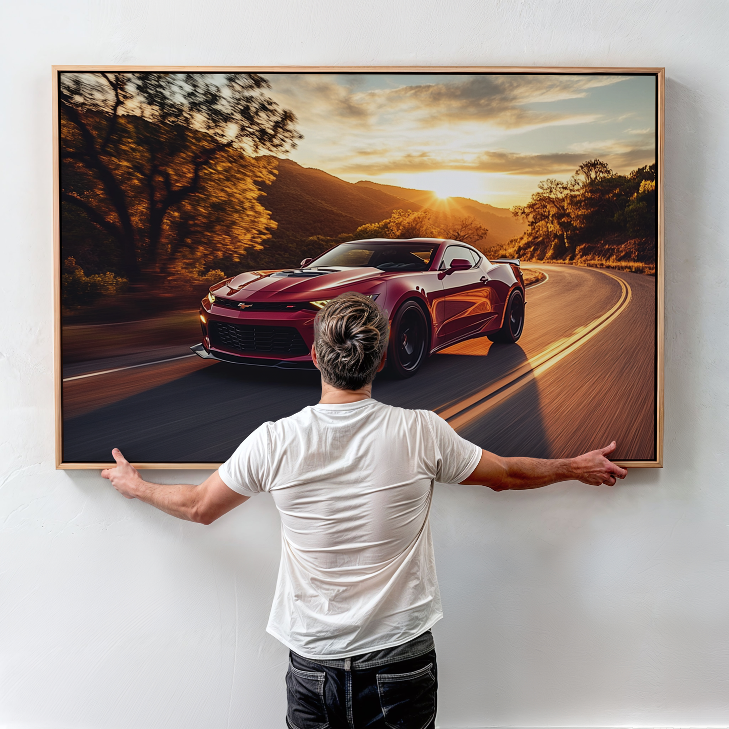 CAMARO CAR CANVAS ART