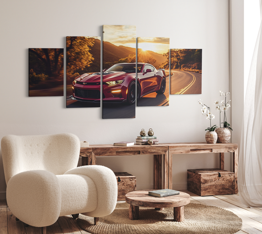 CAMARO CAR CANVAS ART