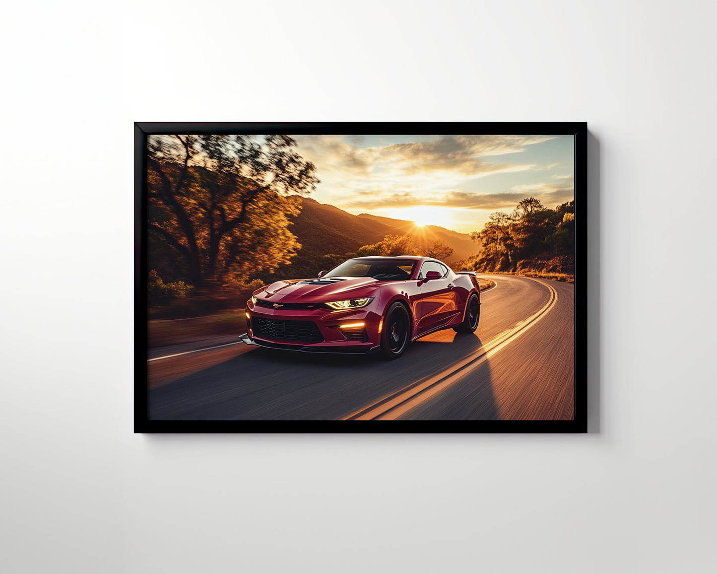 CAMARO CAR CANVAS ART