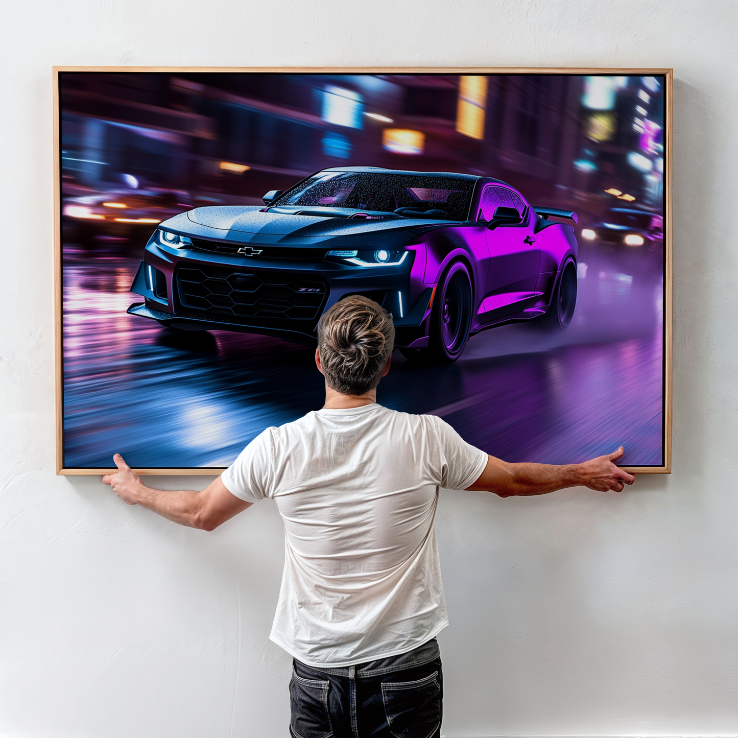 CAMARO CAR CANVAS ART