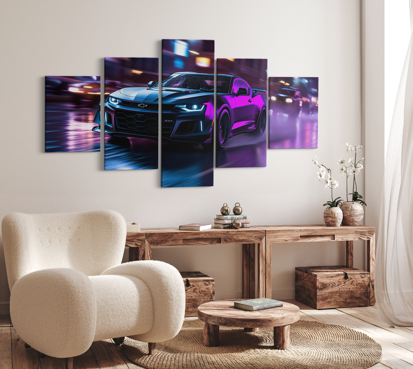 CAMARO CAR CANVAS ART