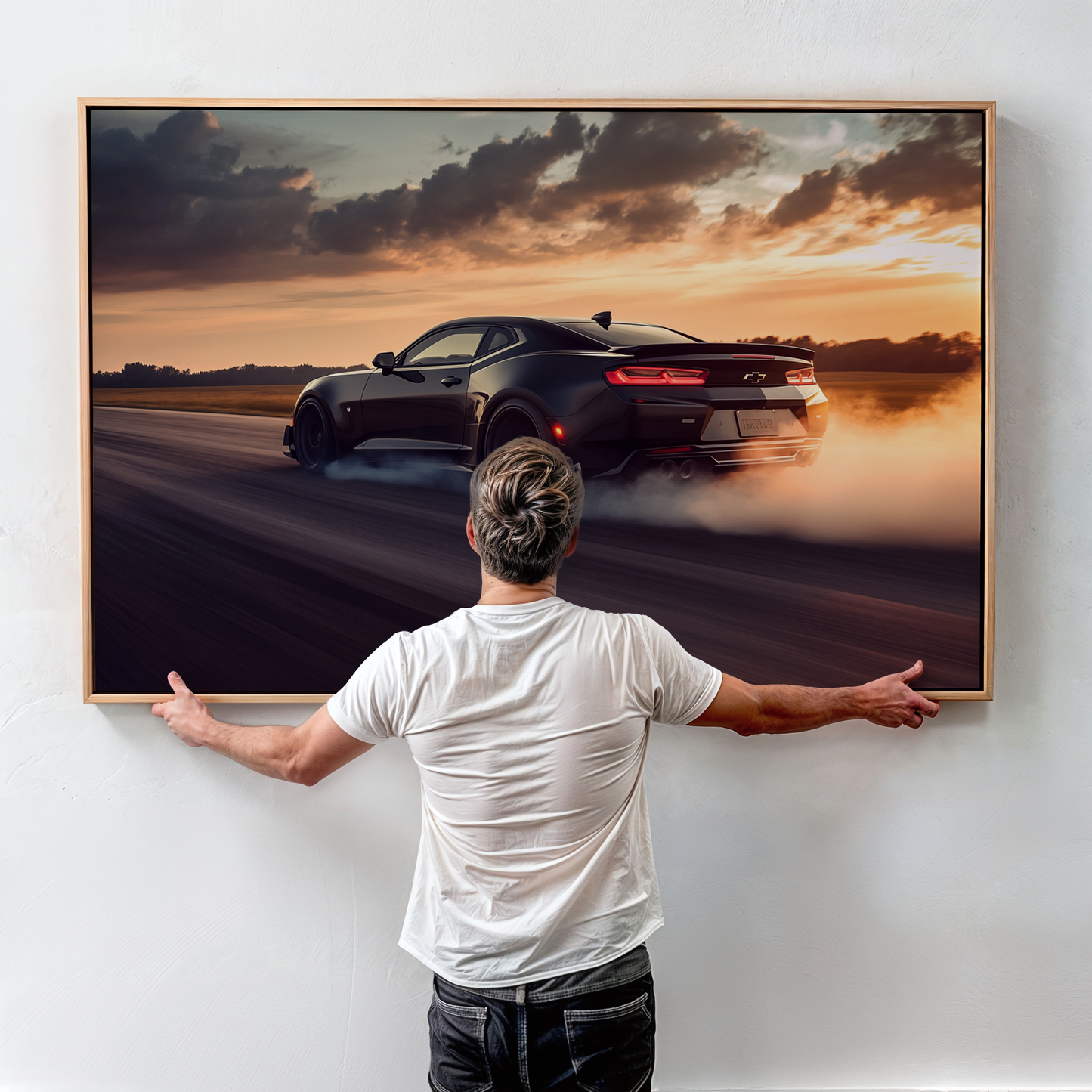 CAMARO CAR CANVAS ART