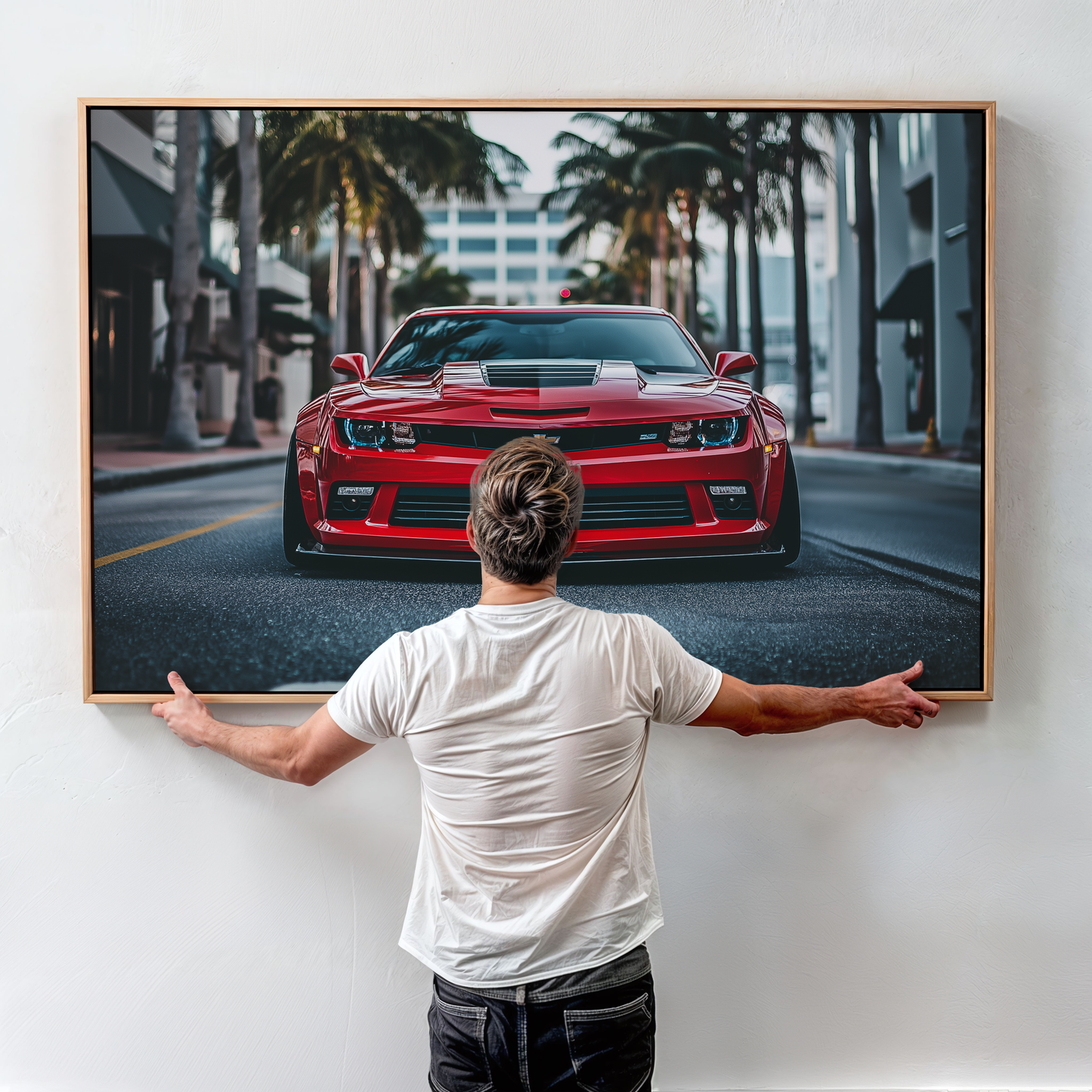 CAMARO CAR CANVAS ART