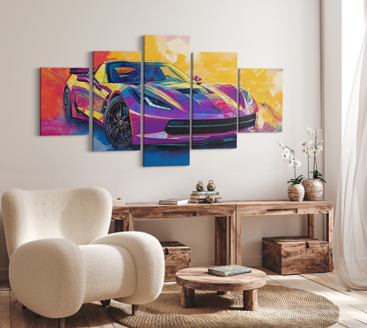 CORVETTE CANVAS ART