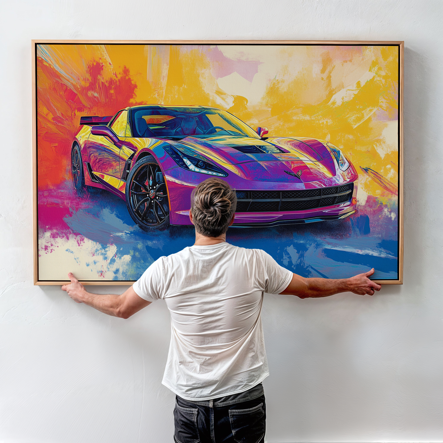 CORVETTE CANVAS ART