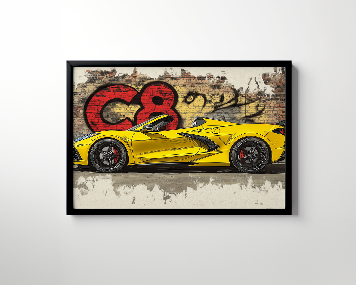 CORVETTE CANVAS ART