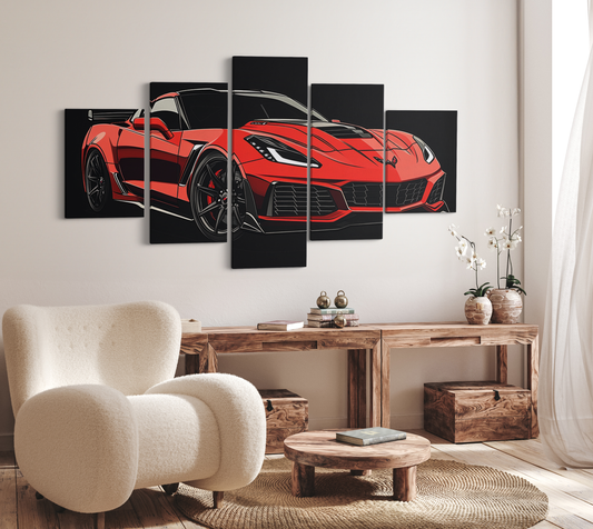 CORVETTE CANVAS ART