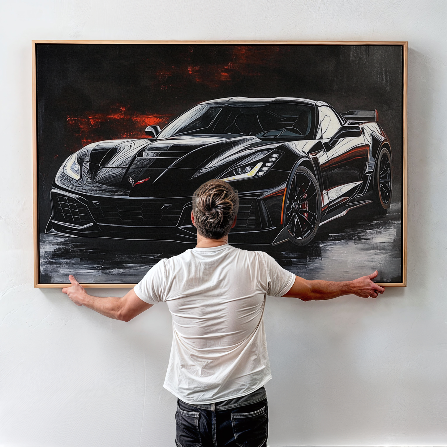 CORVETTE CANVAS ART