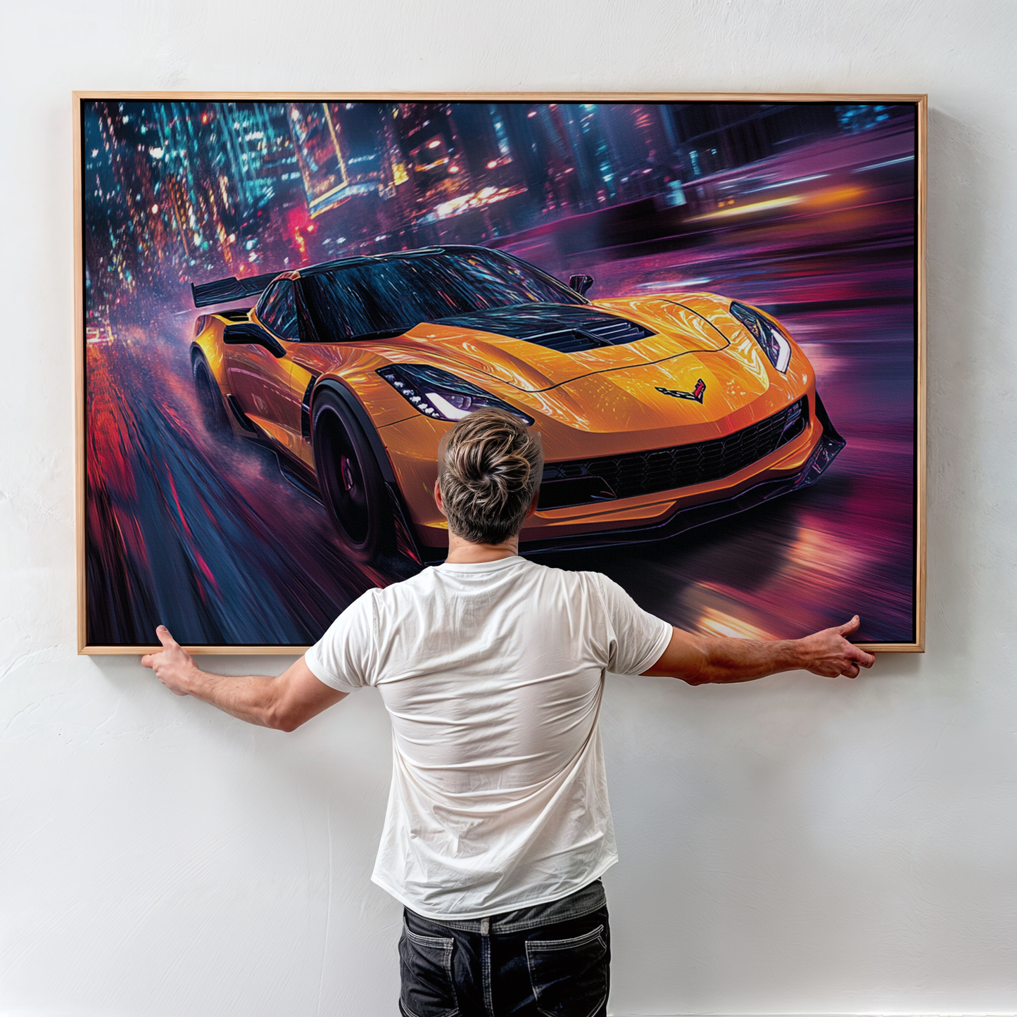 CORVETTE CANVAS ART