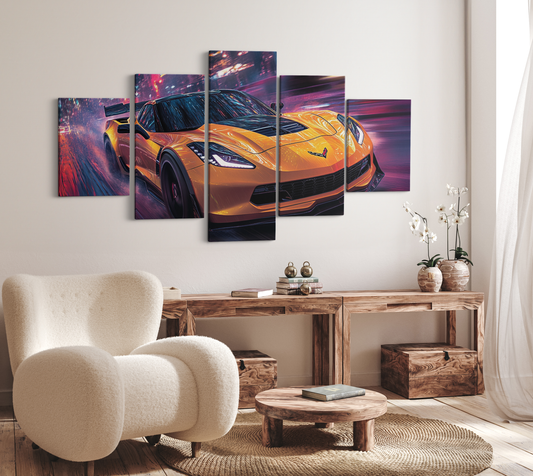 CORVETTE CANVAS ART