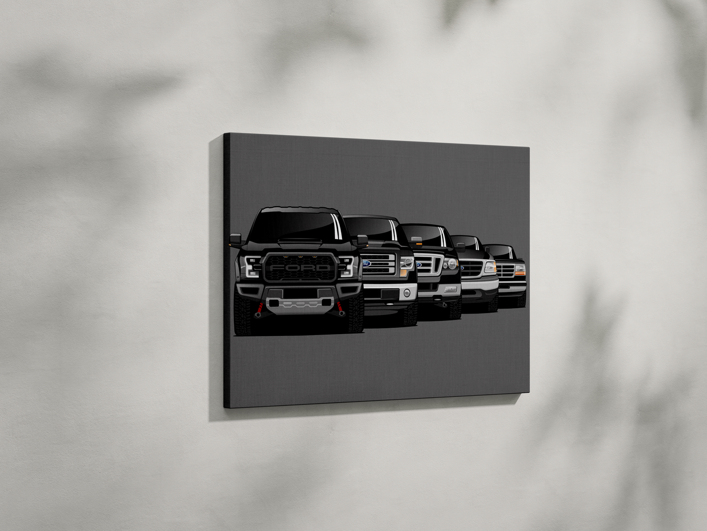 FORD F-150 GENERATIONS WALL ART