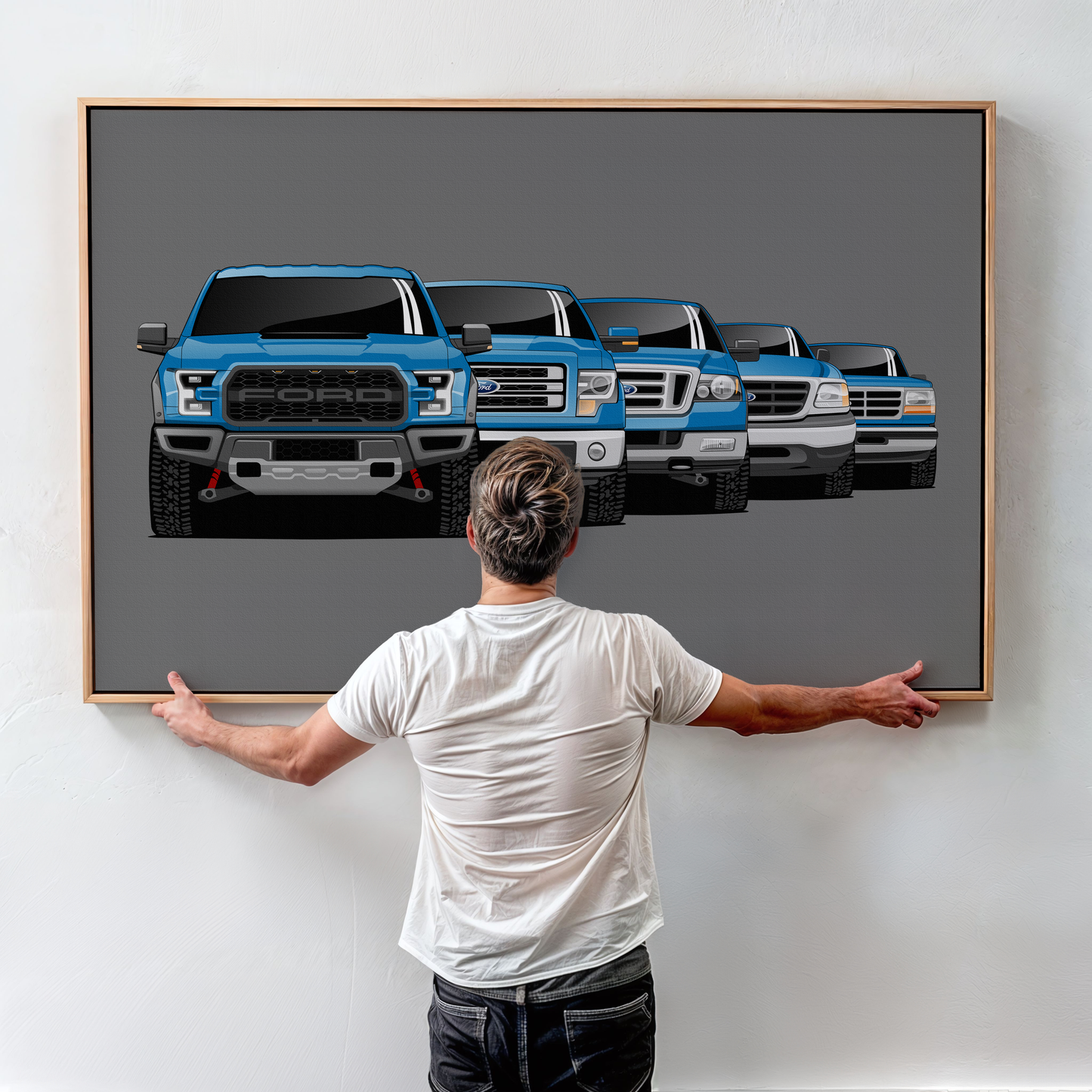 FORD F-150 GENERATIONS WALL ART