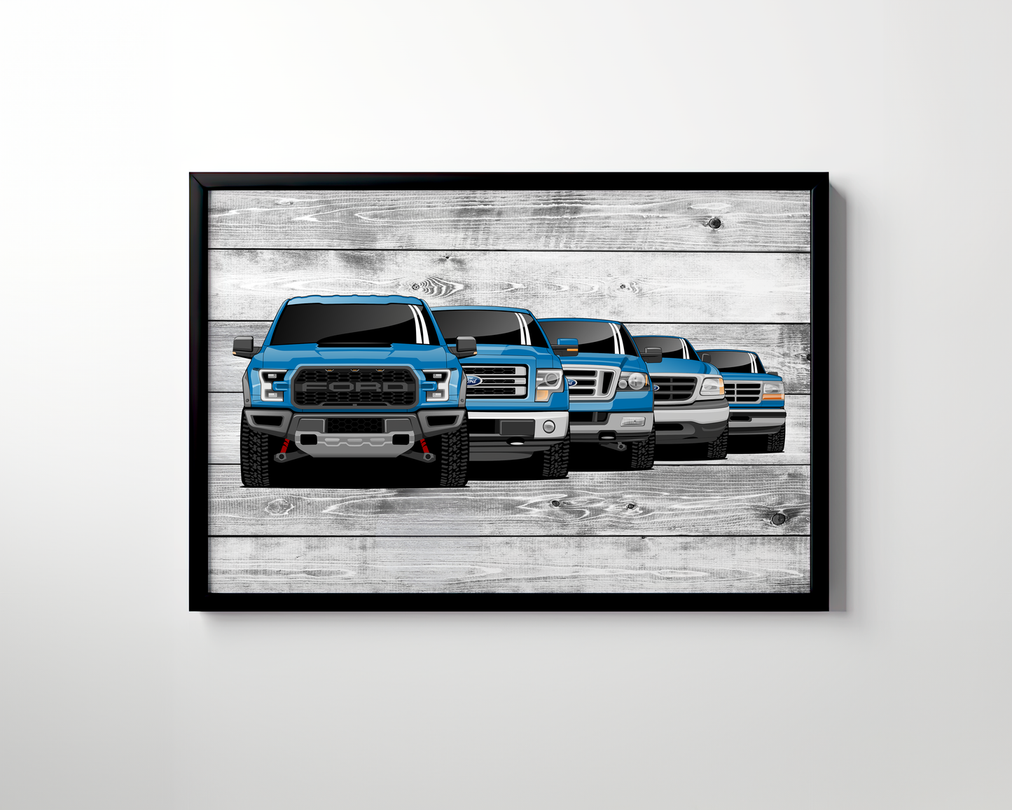 FORD F-150 GENERATIONS WALL ART