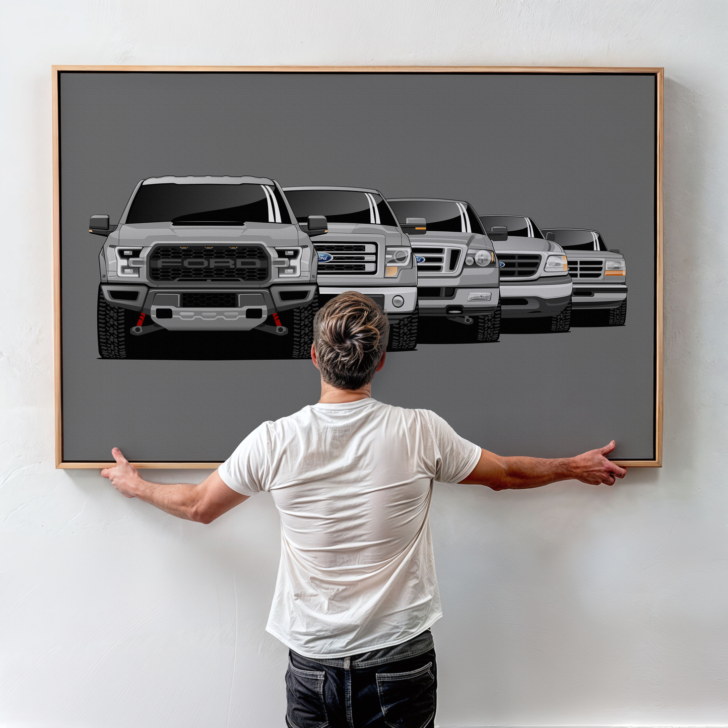 FORD F-150 GENERATIONS WALL ART