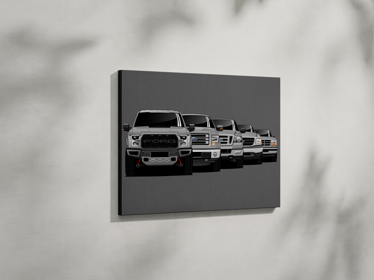 FORD F-150 GENERATIONS WALL ART