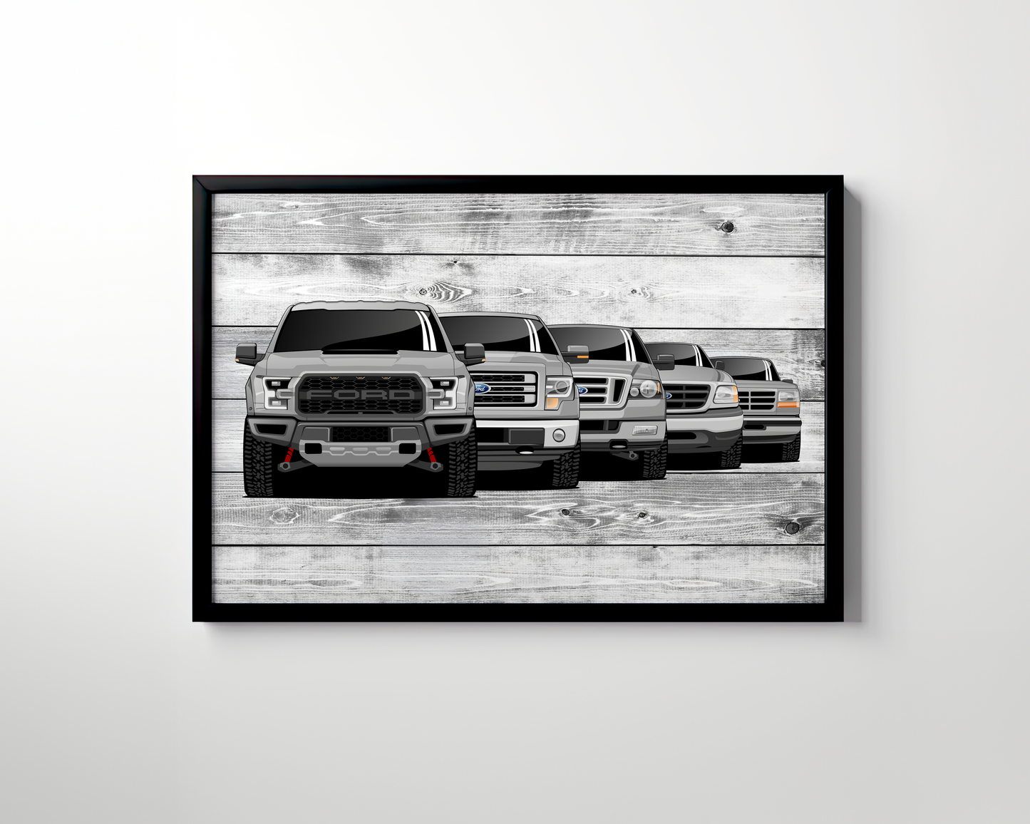 FORD F-150 GENERATIONS WALL ART