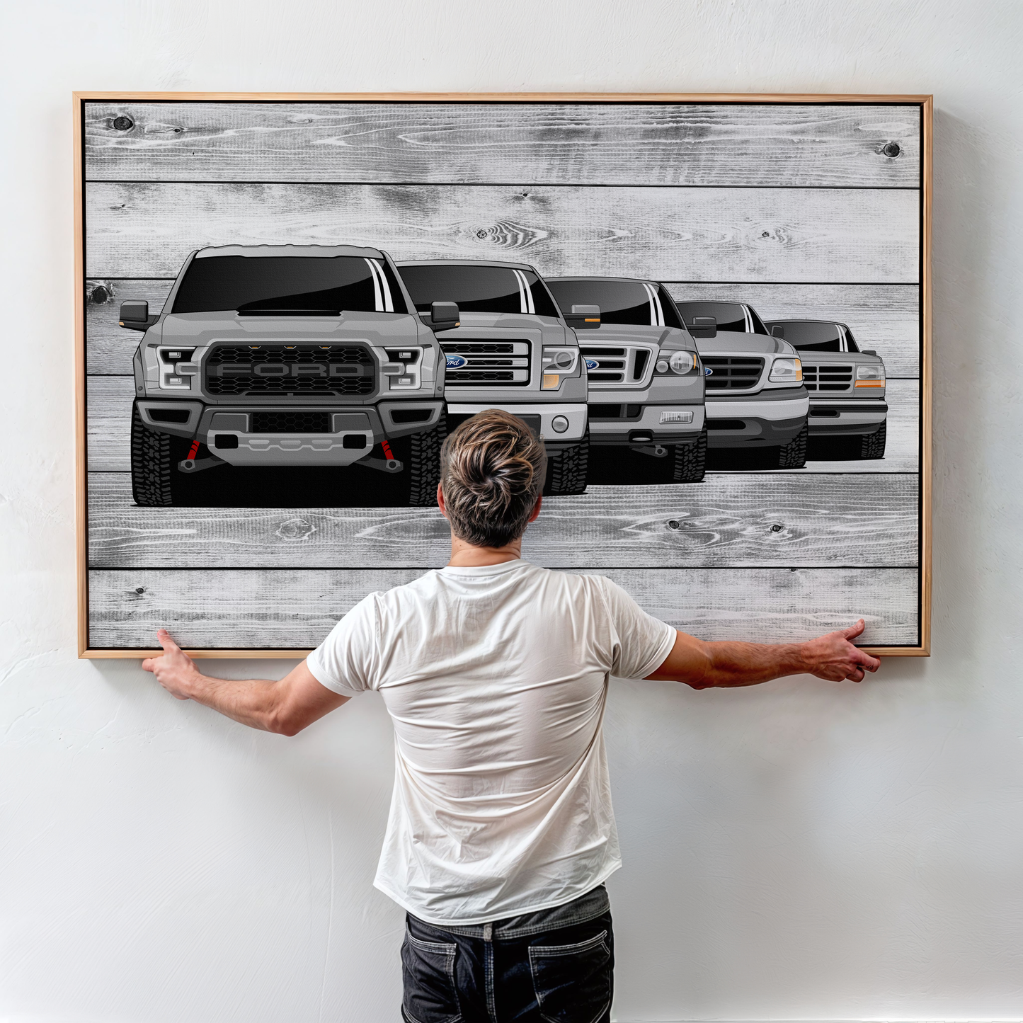 FORD F-150 GENERATIONS WALL ART