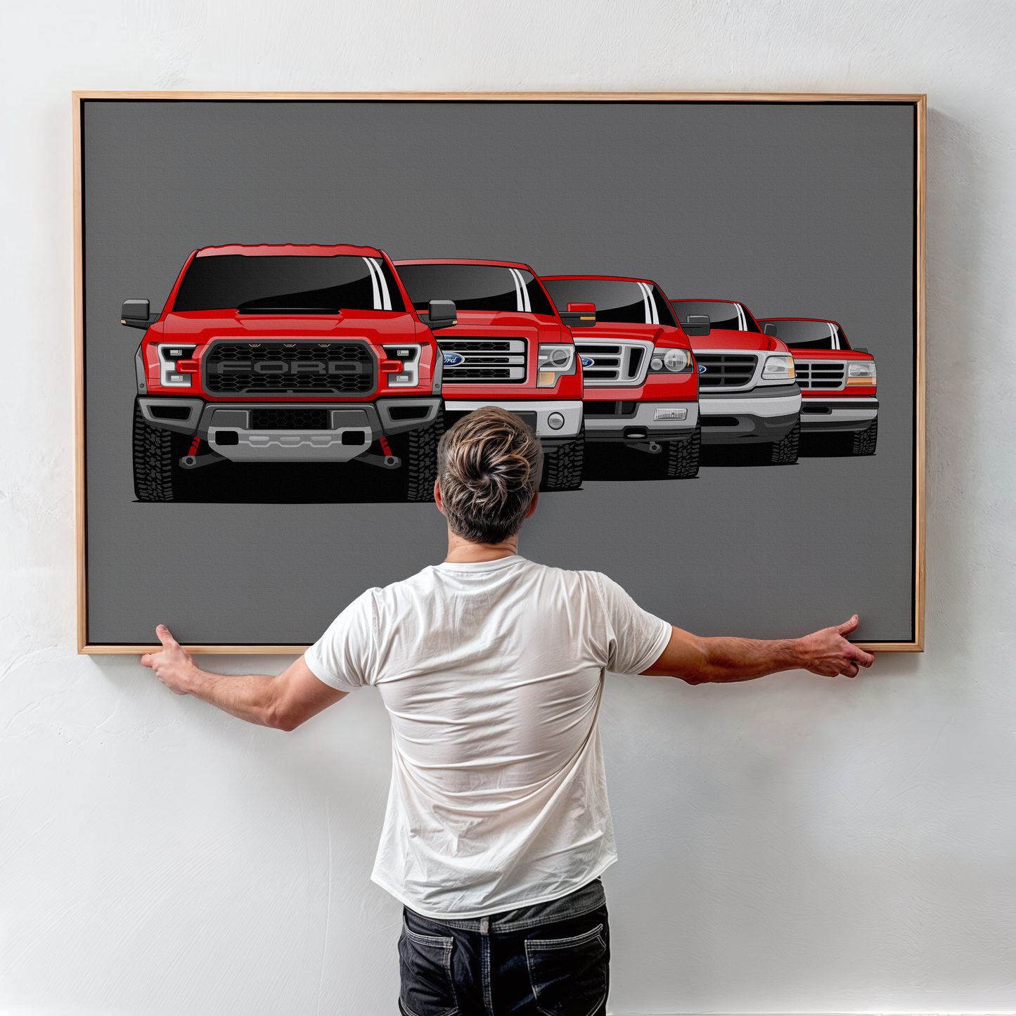 FORD F-150 GENERATIONS WALL ART