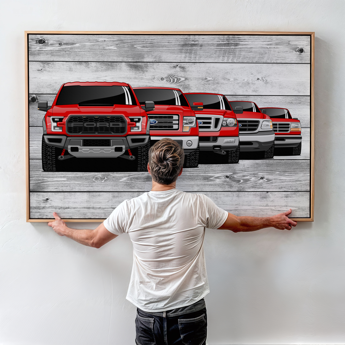 FORD F-150 GENERATIONS WALL ART