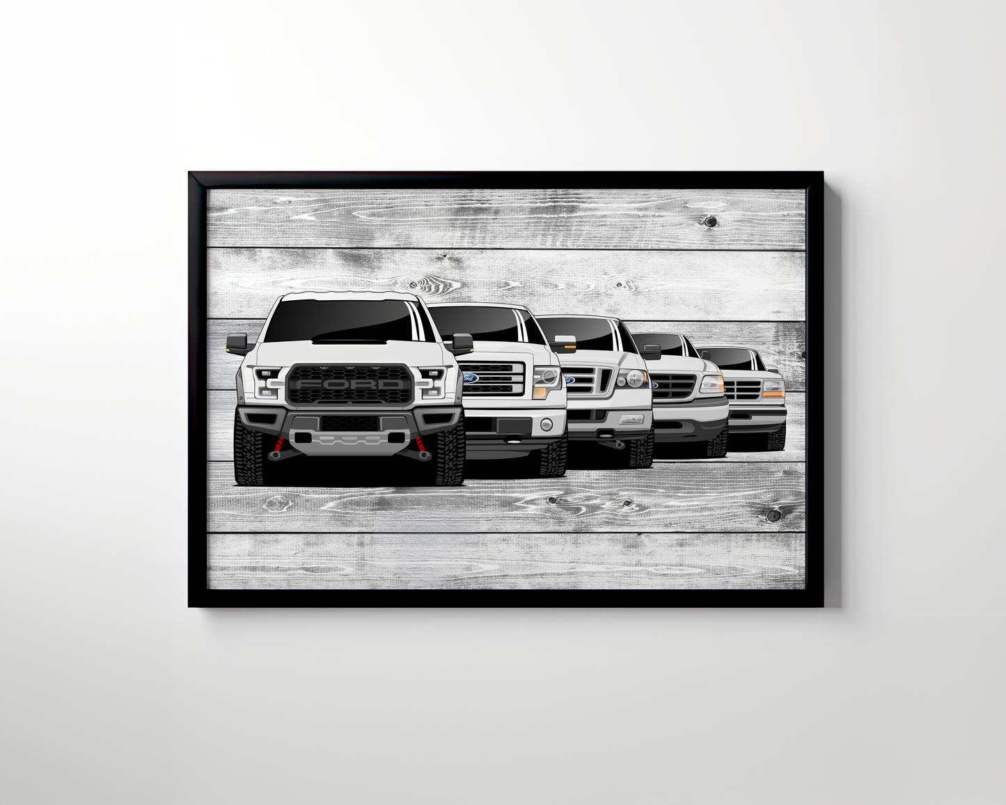 FORD F-150 GENERATIONS WALL ART