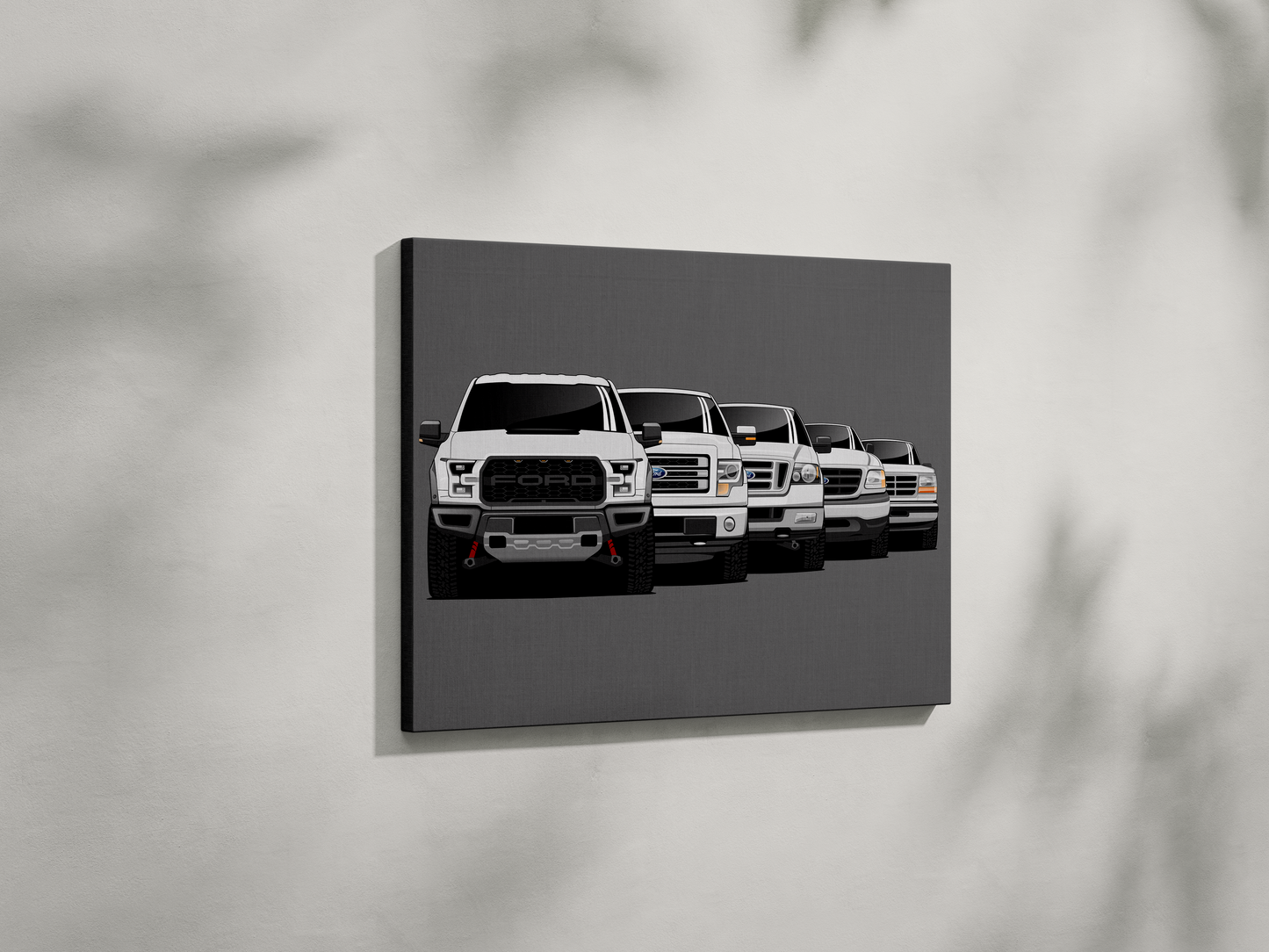 FORD F-150 GENERATIONS WALL ART