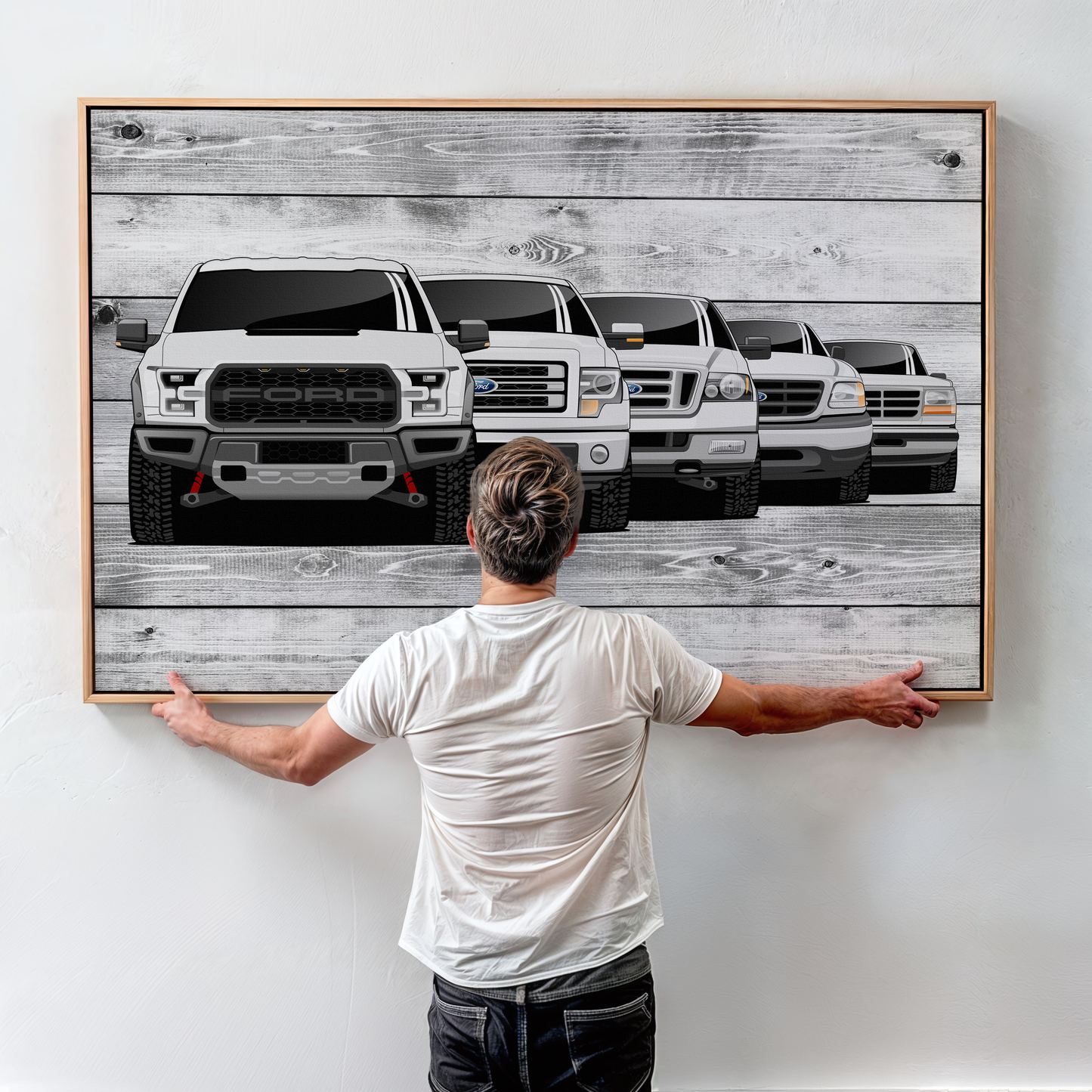 FORD F-150 GENERATIONS WALL ART