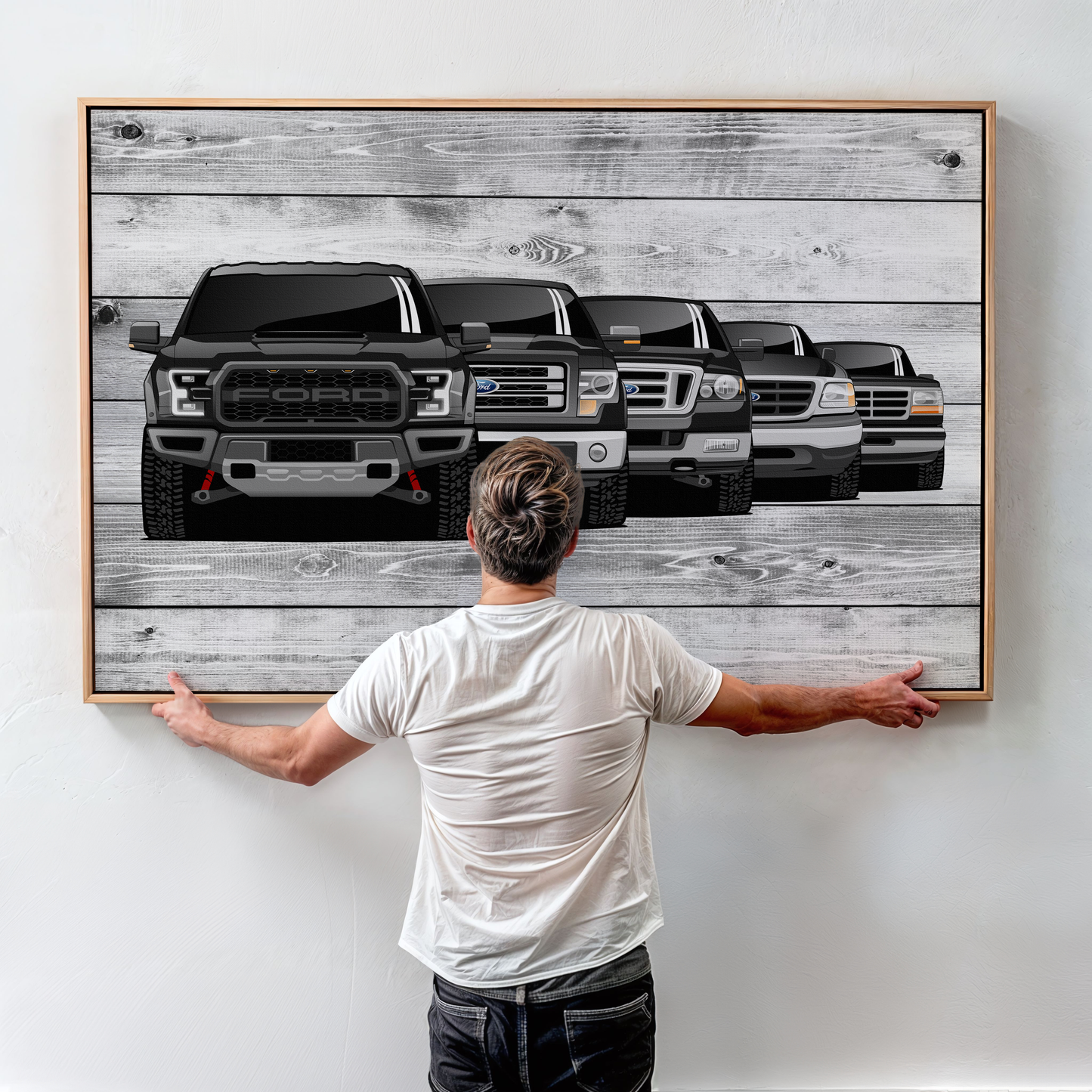 FORD F-150 GENERATIONS WALL ART