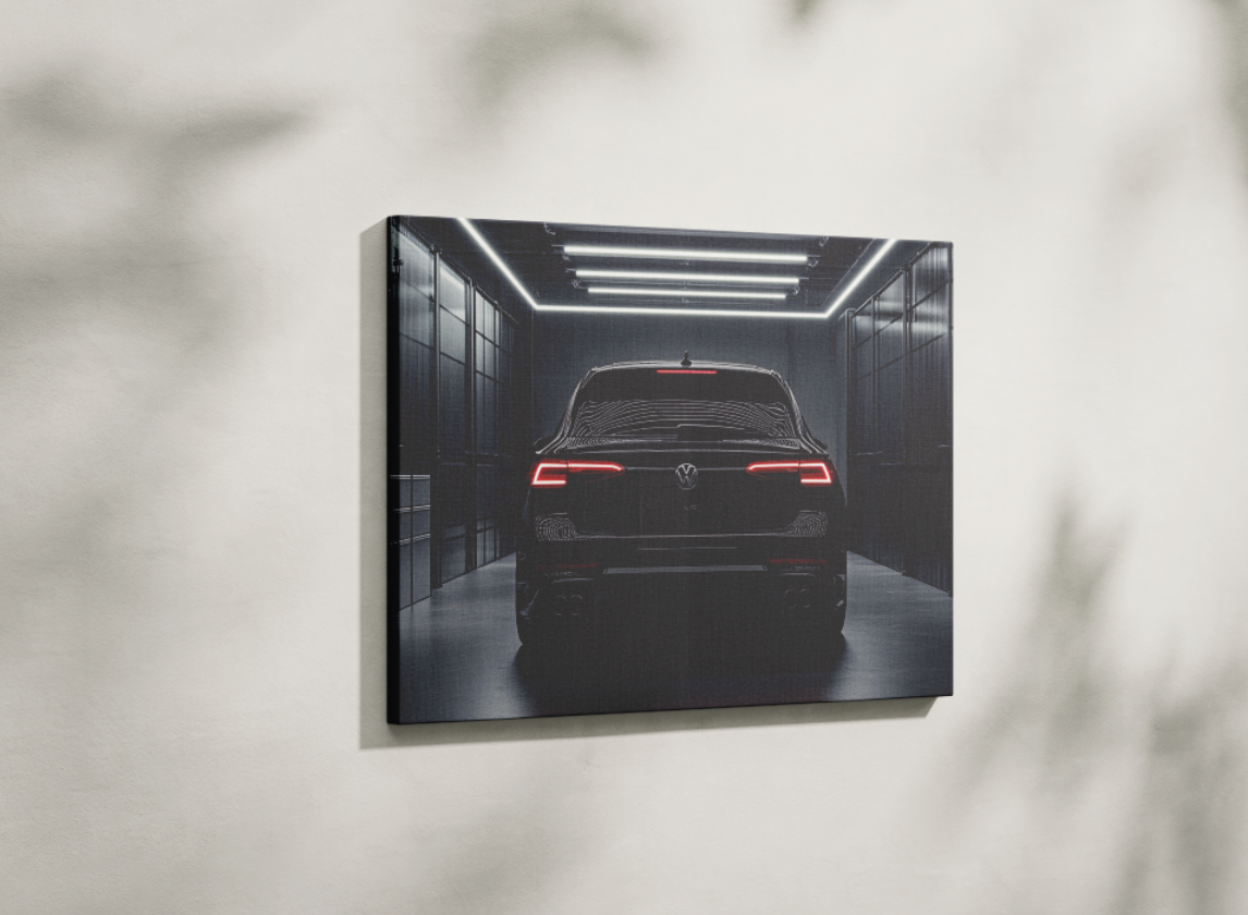 VOLKSWAGEN GOLF CANVAS ART