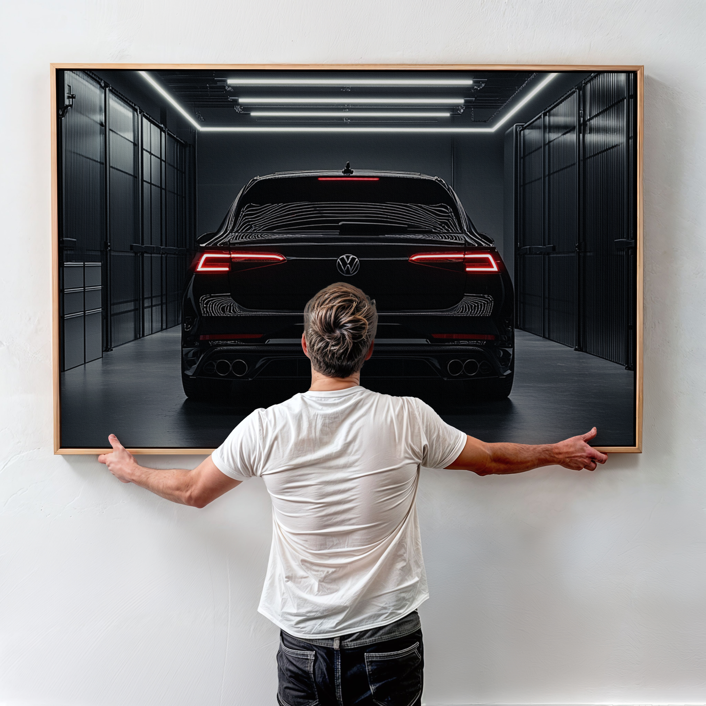 VOLKSWAGEN GOLF CANVAS ART