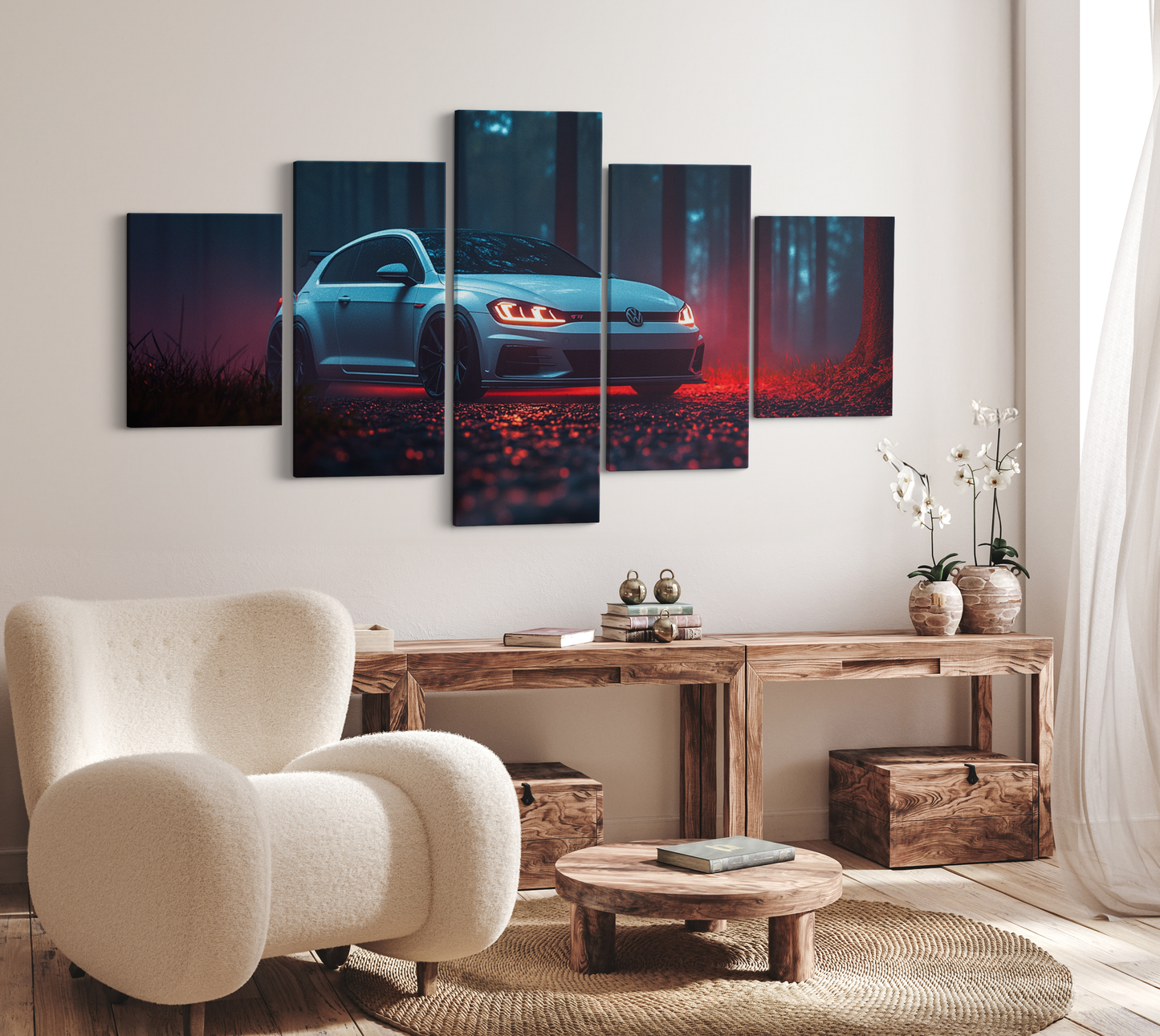 VOLKSWAGEN GOLF CANVAS ART