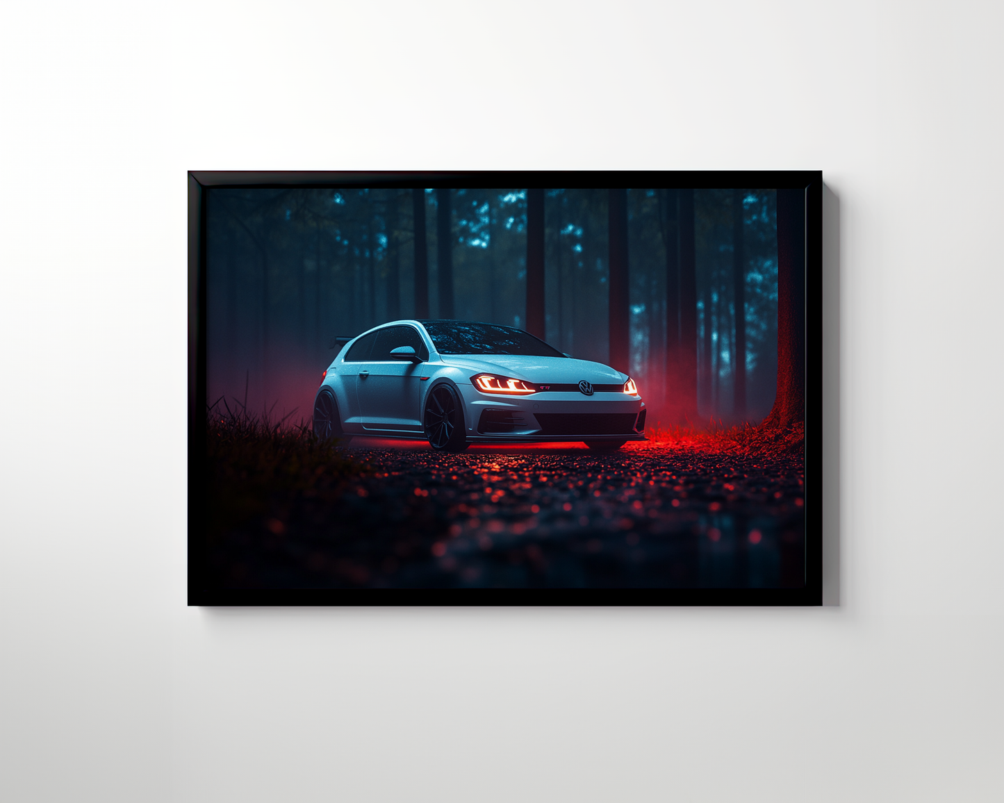 VOLKSWAGEN GOLF CANVAS ART