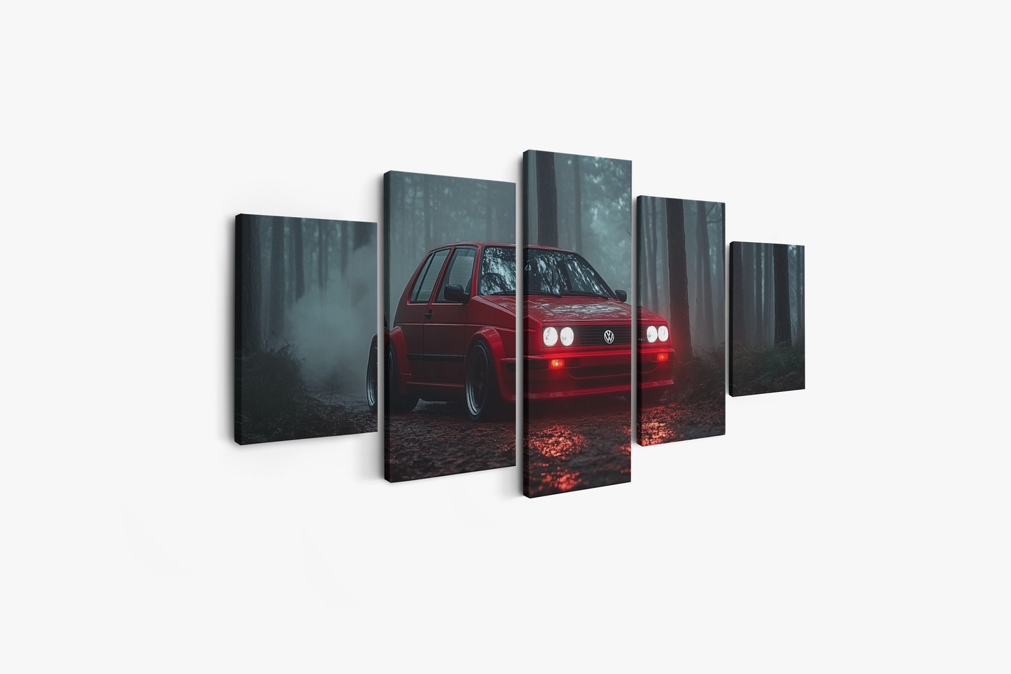VOLKSWAGEN GOLF CANVAS ART
