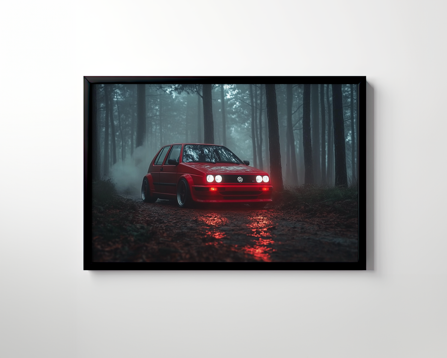 VOLKSWAGEN GOLF CANVAS ART